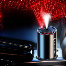 Автомобильный увлажнитель воздуха с ароматерапией и LED подсветкой звездного неба Ocean, 50 мл