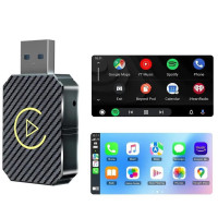 Адаптер беспроводной для авто CarPlay и Android Auto USB Bluetooth черный