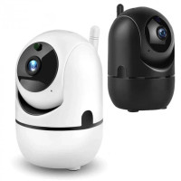 Камера видеонаблюдения IP WiFi  QC011 поворотная с ночным видением, датчиком движения и двусторонней связью