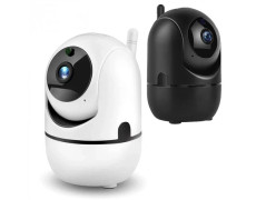 Камера відеоспостереження IP WiFi  QC011 поворотна з нічним баченням, датчиком руху та двостороннім зв'язком