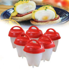 Силиконовые формочки для варки яиц без скорлупы EGG Boil 6 шт