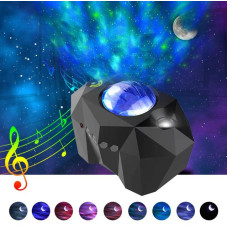 Домашній нічник-проектор Dream Aurora Star Lights з ефектом зоряного неба, для дітей, чорний