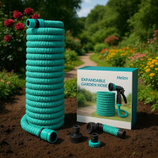 Садовий шланг EXPANDABLE GARDEN HOSE K-75FT, довжина 22.5 м, з розпилювачем і перехідником
