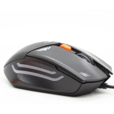 Дротова ігрова миша 550E RGB-підсвітка USB 6 кнопок ергономічна чорна