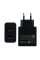 Мережевий адаптер для швидкого заряджання 35W з виходами USB-C та USB-A, підтримка Power Delivery, чорний