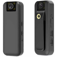 Компактная нагрудная камера S15 поворотный объектив ночная съемка 4G microSD 256 ГБ 2304 на 1296