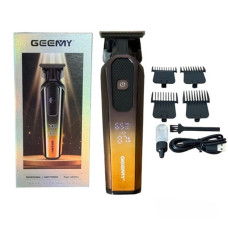 Машинка для стриження волосся GM 8058Q з цифровим дисплеєм 4 змінні насадки бездротова акумуляторна