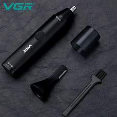 Тример VGR V 613 2 в 1 для носа вух і окантовки з USB-зарядкою вологозахисний з насадкою для точного гоління