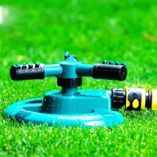 Автоматична система поливу Lawn Sprinkler з обертанням на 360° та регульованими форсунками для газону