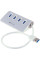 Металлический USB концентратор 4 порта USB 3.0 модель 4301 с высокой скоростью передачи данных для компьютеров