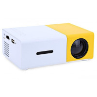Мініпроєктор YG 300 портативний Full HD HDMI USB microSD динамік