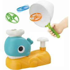 Фрисбі іграшка Han Bo Toys Whale Frisbee 9965A 6 тарілок 2 сачка різнобарвне