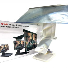3D-екран збільшувач телефона Screen Magnifier F12 12" ART-5071 з підставкою чорний