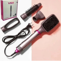 Фен-стайлер VGR V408 4 в 1 с пятью насадками: выпрямитель, плойка, фен и расческа