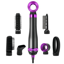 Фен-щітка HA61 HAIRE DRYER 6 в 1 з насадками, іонізацією і захистом від перегрівання, потужність 1300 Вт