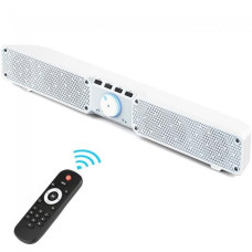 Портативна Bluetooth колонка SOUNDBAR Q10, 2x10 Вт, баси, гучномовець, TF, USB, AUX Білий