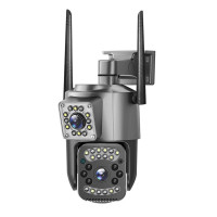 Уличная Камера видеонаблюдения SC03 V380pro, подключение через Wi-Fi / LAN