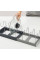 Сушарка для посуду DISH RACK, розширювана, неіржавка сталь