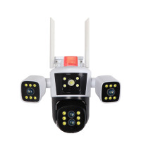 IP-камера JE-190 з трьома об'єктивами, нічним баченням, Wi-Fi та підтримкою PTZ керування