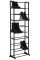 Полиця для взуття Amazing Shoe Rack на 30 пар взуття, десять ярусів, розбірна, міцна та стильна, чорного кольору