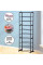 Полиця для взуття Amazing Shoe Rack на 30 пар взуття, десять ярусів, розбірна, міцна та стильна, чорного кольору