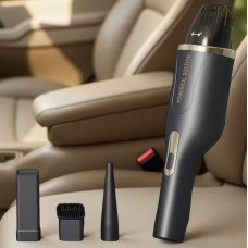 Ручний бездротовий пилосос Car Vacuum Cleaner Home&Car, акумулятор 2000 мА·год, заряджання USB Type-C