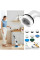 Электрощетка для уборки Cleaning Brush 50 см с 8 насадками и вращающейся головкой 360 градусов