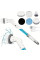 Электрощетка для уборки Cleaning Brush 50 см с 8 насадками и вращающейся головкой 360 градусов