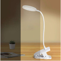 Лампа настільна Weidasi WD-6651 з прищіпкою, LED-підсвіткою, USB та акумулятором