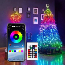 Светодиодная лента 10 м RGB водонепроницаемая с пультом LED LAMP MDX-265, USB управление через приложение