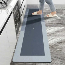 Супервпитывающий коврик 40×120 см для ванной и кухни с диатомовой нескользящей основой