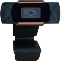 Веб-камера OKey WebCam HD 720P Black/Orange с микрофоном и USB подключением