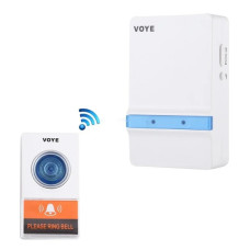 Беспроводной дверной звонок MZ VOYE BATTERY на батарейках для дома и квартиры, белый, с дальностью 80 м