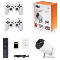 Смарт-проєктор X10 Plus з Android 11 і джойстиками 2 в 1 — ігрова приставка та мініпроєктор до 100 дюймів