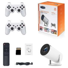 Смарт-проєктор X10 Plus з Android 11 і джойстиками 2 в 1 — ігрова приставка та мініпроєктор до 100 дюймів