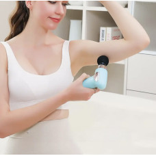 Портативный перкуссионный массажер CY-009 для тела, спины и мышц с 4 насадками