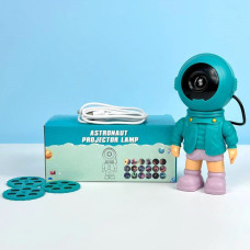 Проектор звездного неба лампа-ночник Astronaut Projector Lamp K2301 с сменными картриджами