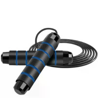 Скакалка скоростная с подшипниками Bambi SK221506, 2,6 м, черно-синяя