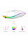 Беспроводная мышь Bluetooth + USB адаптер 2.4Ghz с RGB подсветкой, оптическая, аккумуляторная, белая