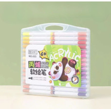 Акварельные маркеры 60 цветов Water Color Pen для рисования и творчества AND 655-60