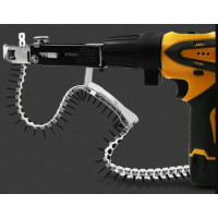 Автоматический адаптер на шуруповерт для подачи саморезов ленточная насадка для гипсокартона