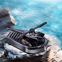 Автомобильный ароматизатор Вертолет Apache, на солнечной батарее, с подставкой, стильный и экологичный