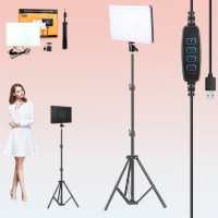 Прямокутна світлодіодна LED-лампа з регульованим світлом і штативом 2 м для фото та відео