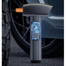 Портативний автомобільний компресор з LED-дисплеєм SW-201, акумулятором 4000 мА·год