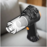 Автомобільний портативний бездротовий пилосос 4 в 1 з акумулятором і насадками для прибирання салону LY-597 чорний