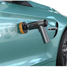 Полировальная машинка аккумуляторная с насадками и зарядным устройством для автомобиля и дома Lesko LY-02