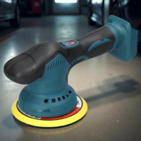 Аккумуляторная ротационно-эксцентриковая полировальная машина  DOMOTEC 48V