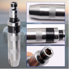 Набір ударних викруток із реверсом і бітами з хромо-ванадієвої сталі 14 предметів Impact Lot AND