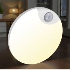 Круглый светодиодный светильник AND HA-183 с датчиком движения, аккумуляторный, IP65, 15 Вт, накладной монтаж