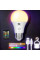 Лампа акумуляторна E27 A65 , LED лампочка RGB, аварійна лампа з пультом, бездротова лампа, лампа з акумулятором та USB зарядкою